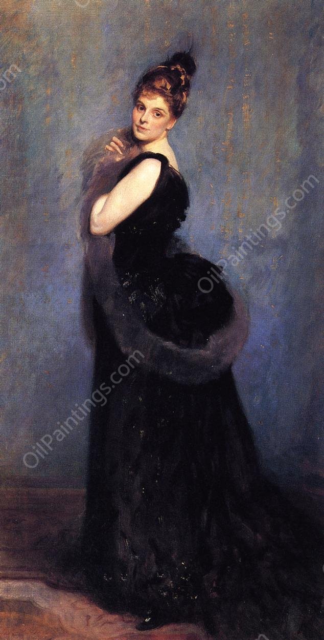 Mrs. George Gribble by John Singer Sargent - Hand-Painted Oil Painting Reproduction