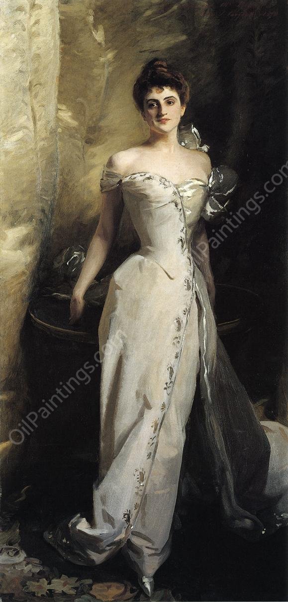 Mrs. Ralph Curtis Eliza De Wolfe Colt by John Singer Sargent - Hand-Painted Oil Painting Reproduction