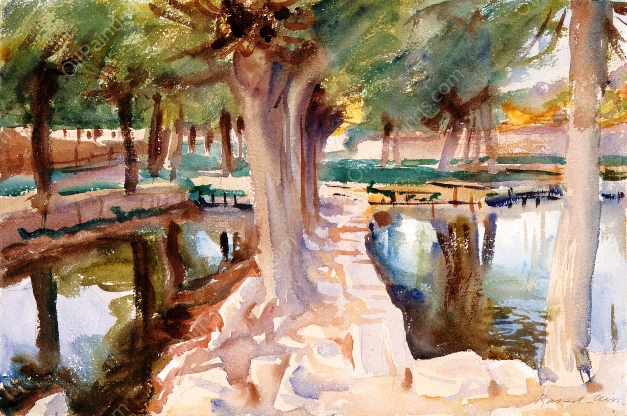 Ras-el-Ain by John Singer Sargent - Hand-Painted Oil Painting Reproduction