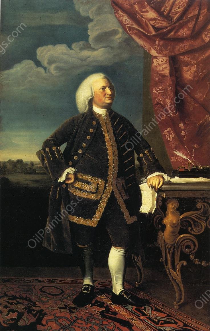 Jeremiah Lee by John Singleton Copley - Hand-Painted Oil Painting Reproduction
