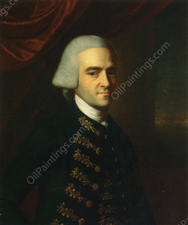 John Hancock by John Singleton Copley - Hand-Painted Oil Painting Reproduction