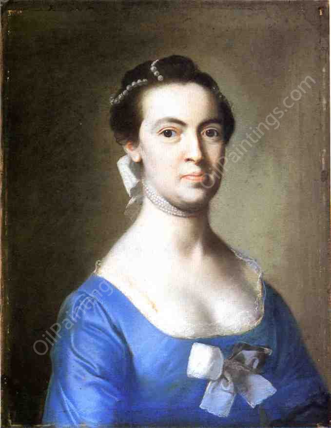 Lucretia Hubbard Towsend by John Singleton Copley - Hand-Painted Oil Painting Reproduction