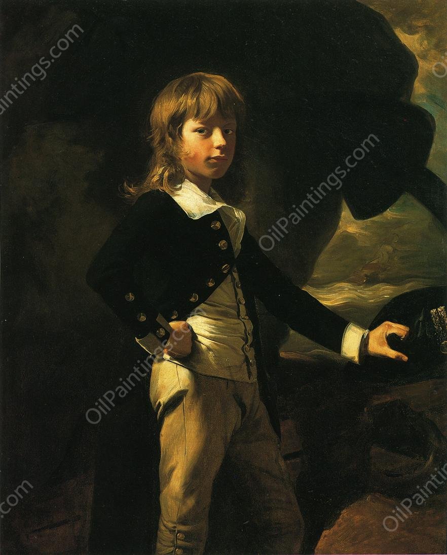Midshipman Augustus Brine by John Singleton Copley - Hand-Painted Oil Painting Reproduction
