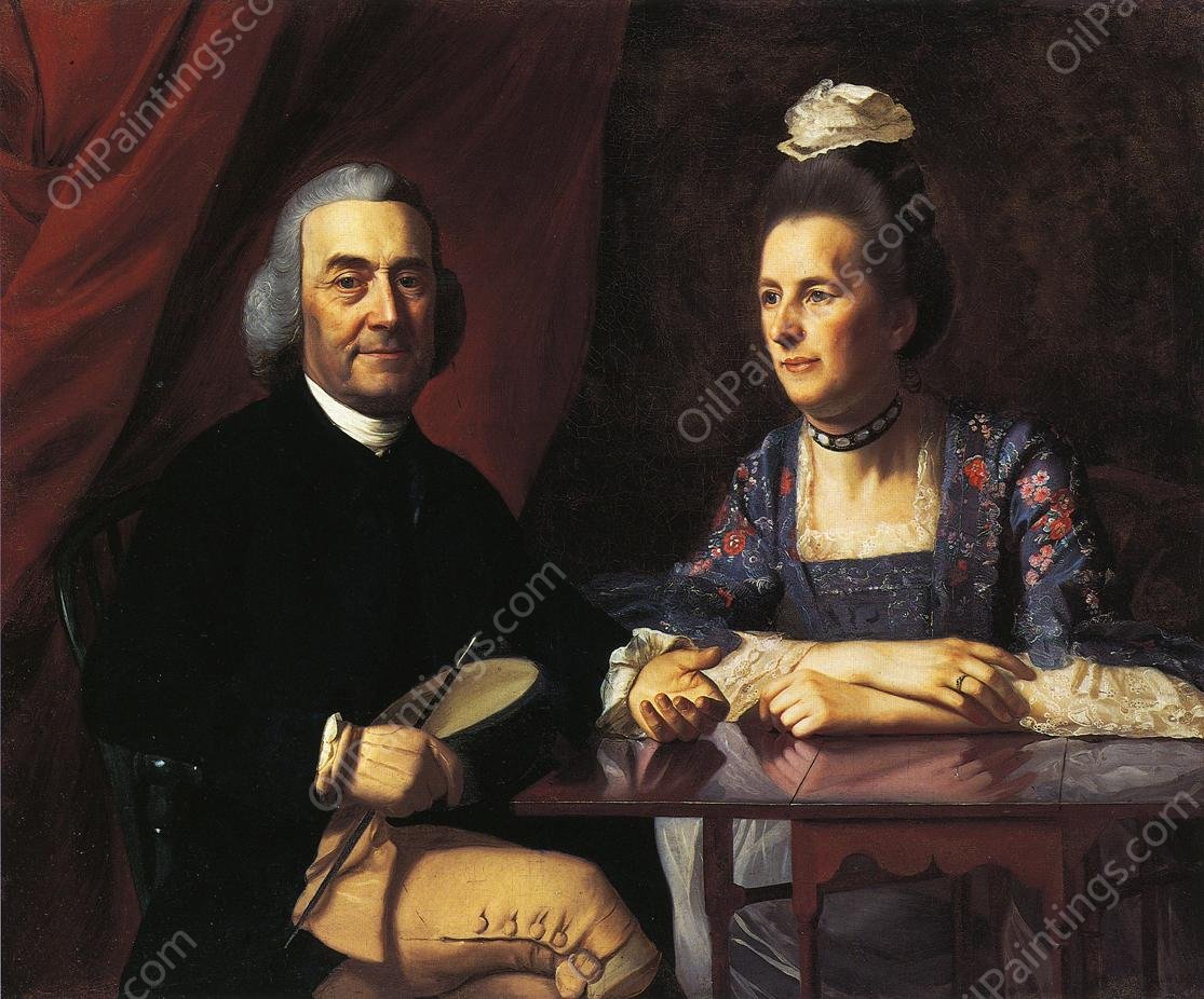 Mr. and Mrs. Isaac Winslow Jemina Debuke by John Singleton Copley - Hand-Painted Oil Painting Reproduction