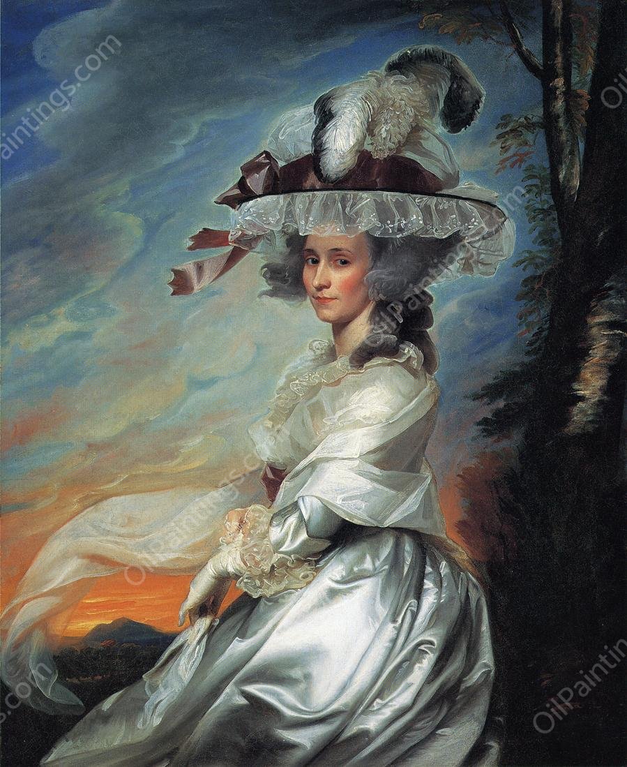 Mrs. Daniel Denison Rogers Abigail Bromfield by John Singleton Copley - Hand-Painted Oil Painting Reproduction