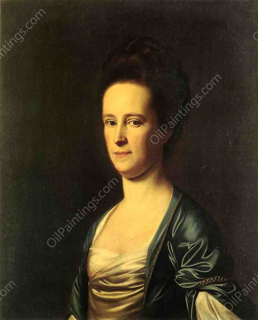 Mrs. Elizabeth Coffin Amory by John Singleton Copley - Hand-Painted Oil Painting Reproduction