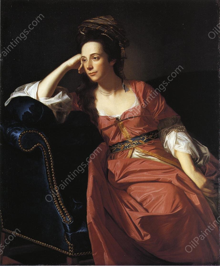 Mrs. Thomas Gage Margaret Kemble by John Singleton Copley - Hand-Painted Oil Painting Reproduction