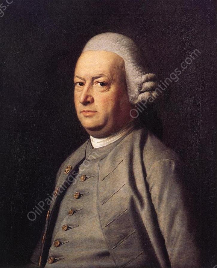 Portrait of Thomas Flucker by John Singleton Copley - Hand-Painted Oil Painting Reproduction