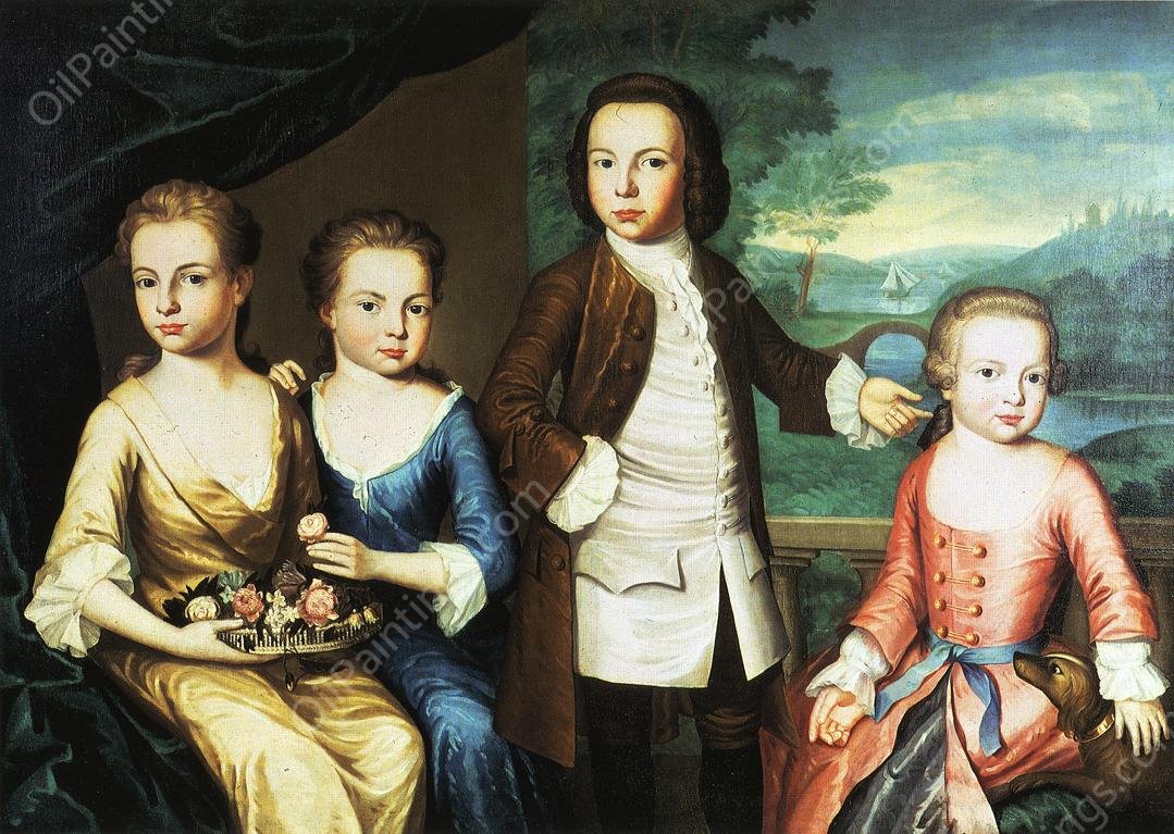 The Gore Children by John Singleton Copley - Hand-Painted Oil Painting Reproduction