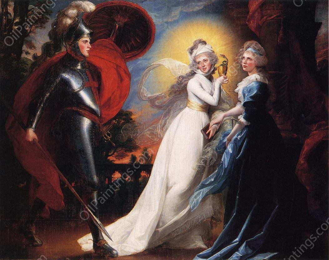 The Red Cross Knight by John Singleton Copley - Hand-Painted Oil Painting Reproduction