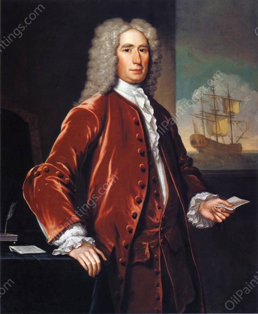 Richard Bill by John Smibert - Hand-Painted Oil Painting Reproduction