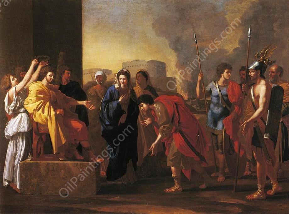 The Continence of Scipio after Nicholas Poussin by John Smibert - Hand-Painted Oil Painting Reproduction
