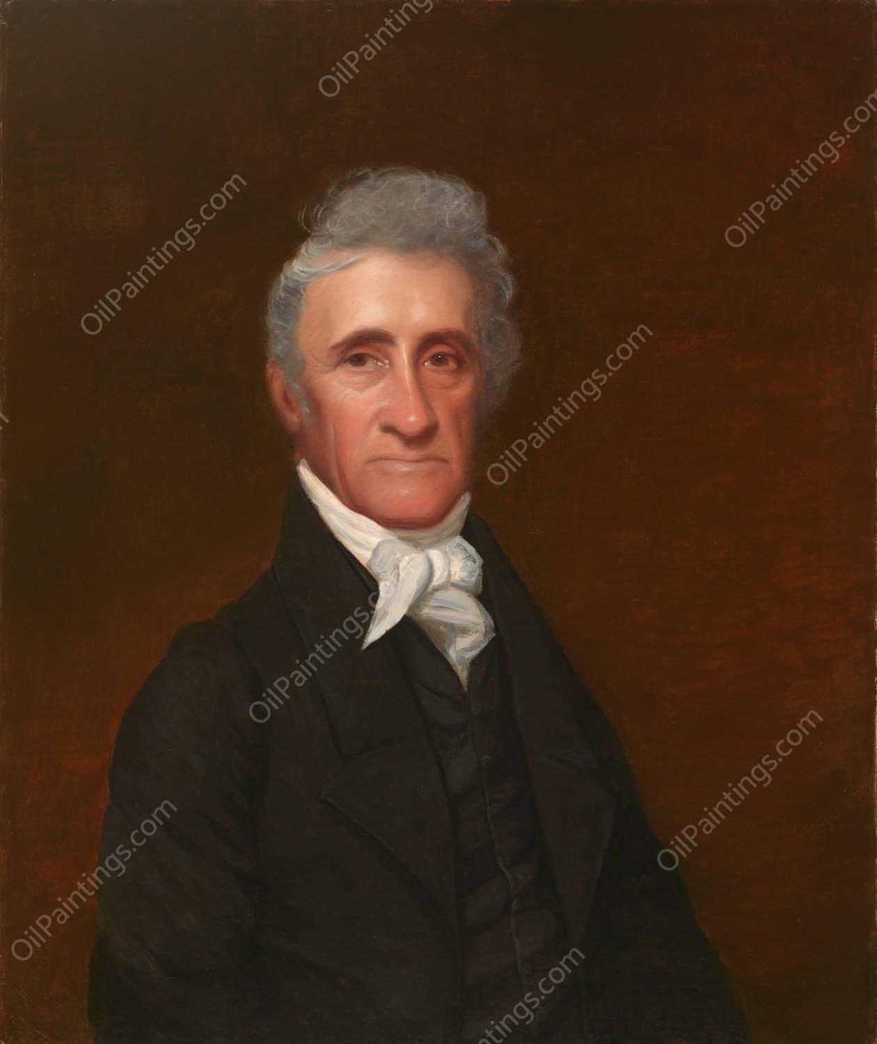 Stephen Van Rensselaer III  by John Wesley Jarvis - Hand-Painted Oil Painting Reproduction