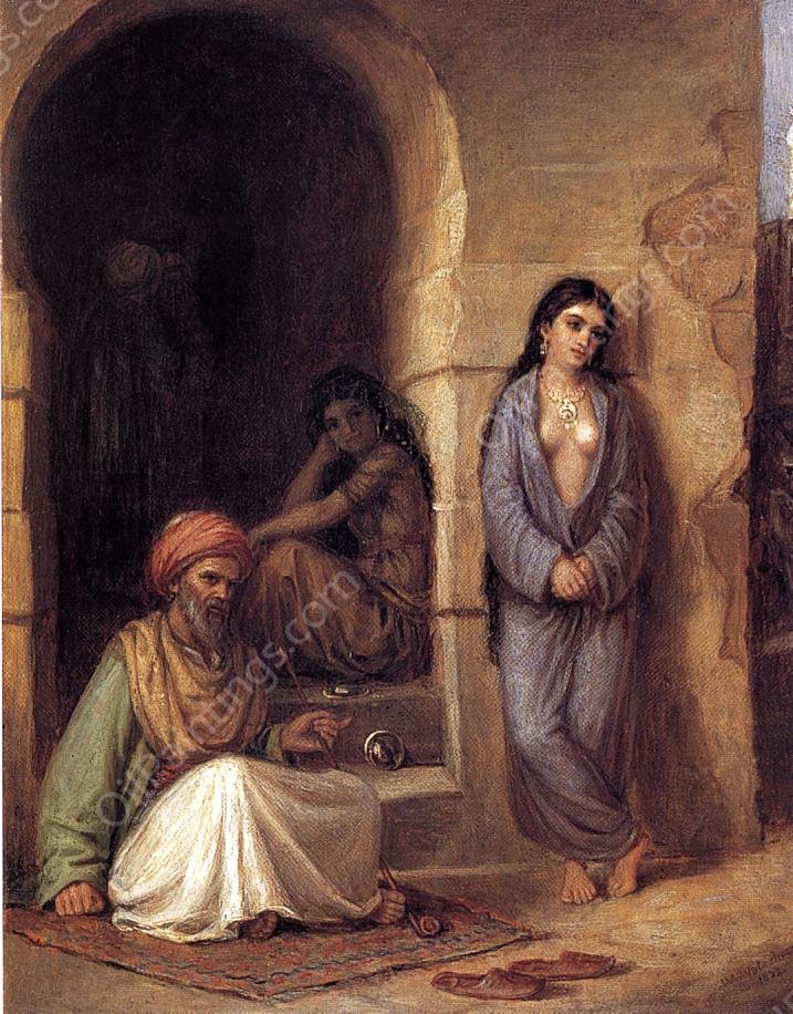 The Slave by John William Waterhouse - Hand-Painted Oil Painting Reproduction