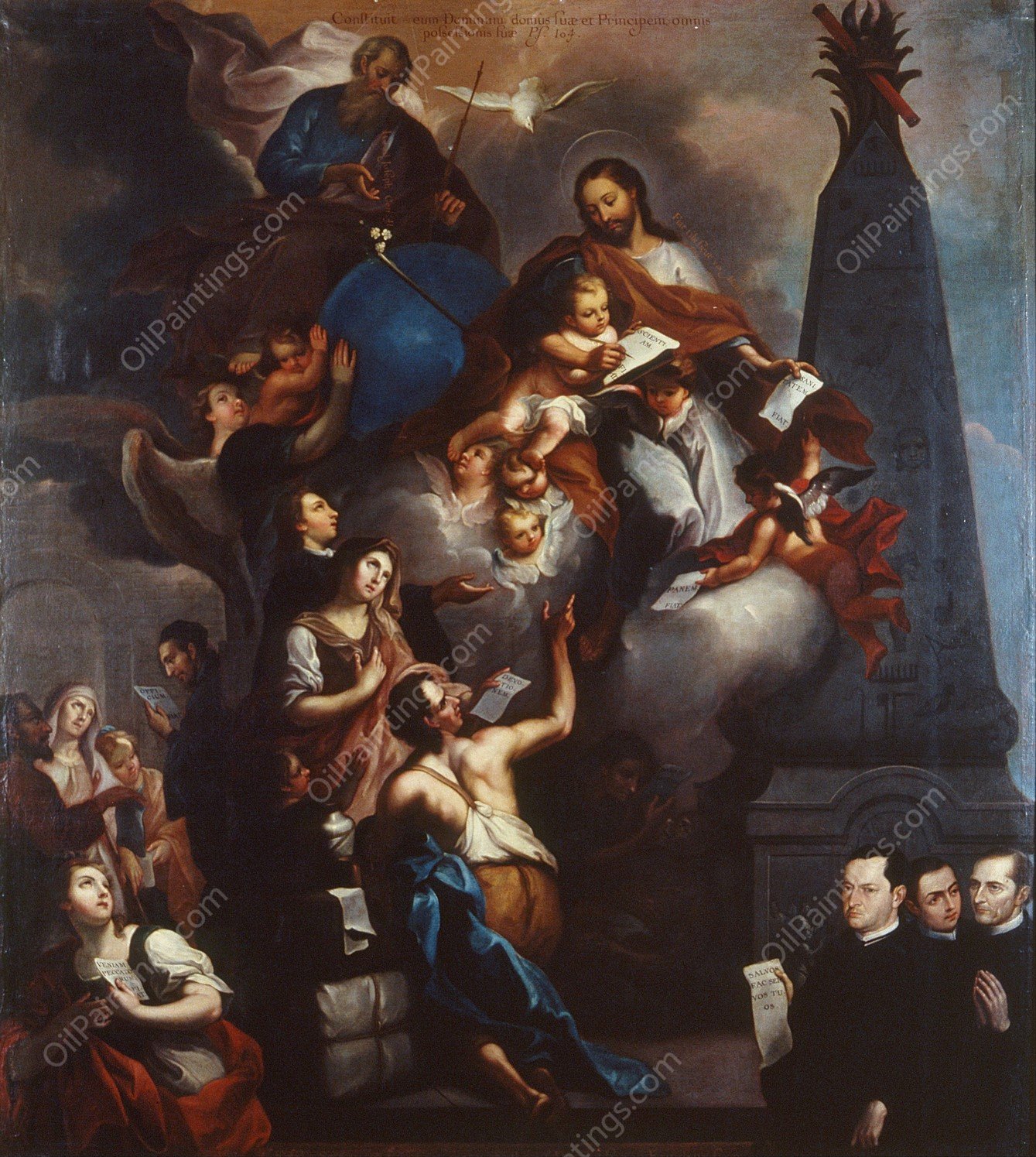 The Ministry of Saint Joseph  by Jose De Alcibar - Hand-Painted Oil Painting Reproduction