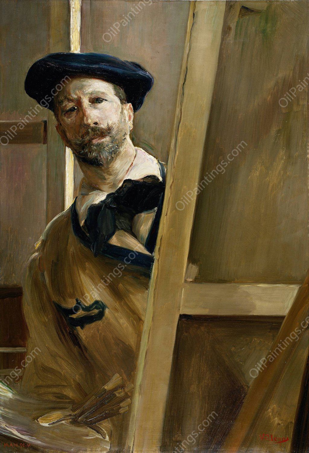 Self-Portrait  by Jose Villegas Cordero - Hand-Painted Oil Painting Reproduction