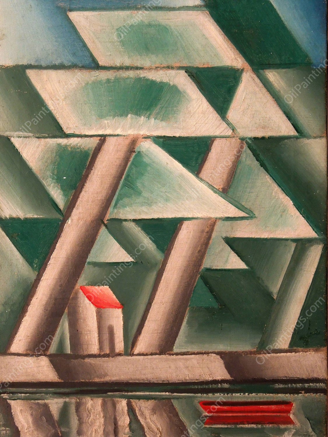 U vody  by Josef Capek - Hand-Painted Oil Painting Reproduction