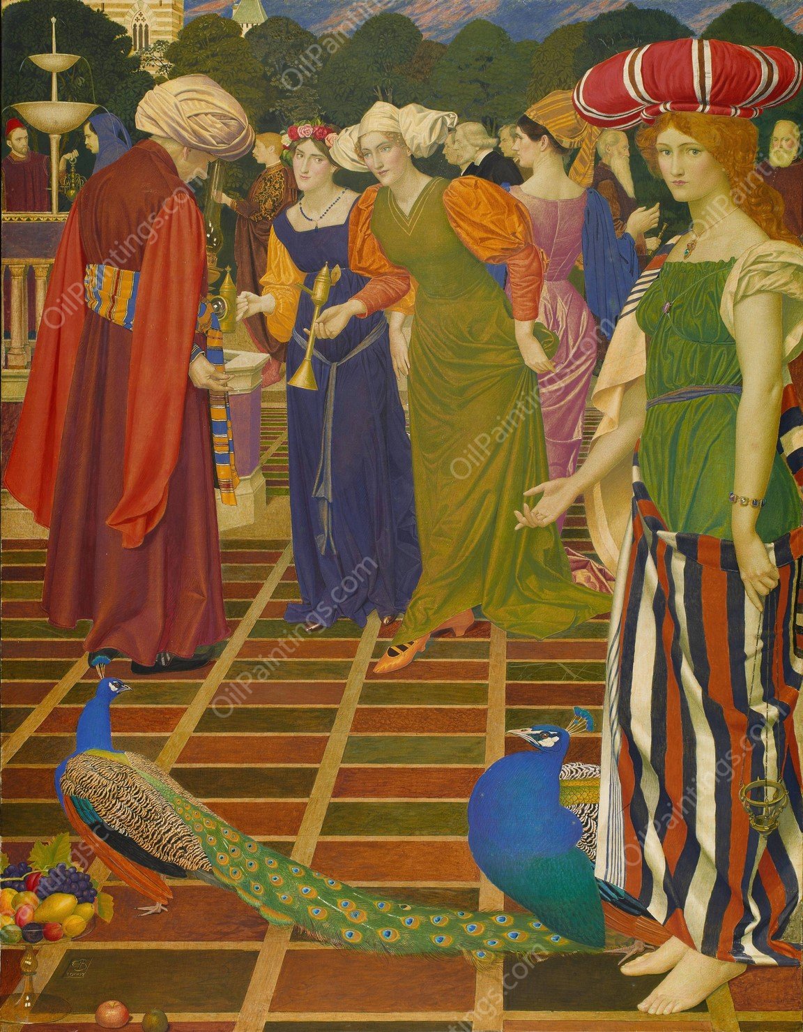 New Lamps for Old by Joseph Edward Southall - Hand-Painted Oil Painting Reproduction