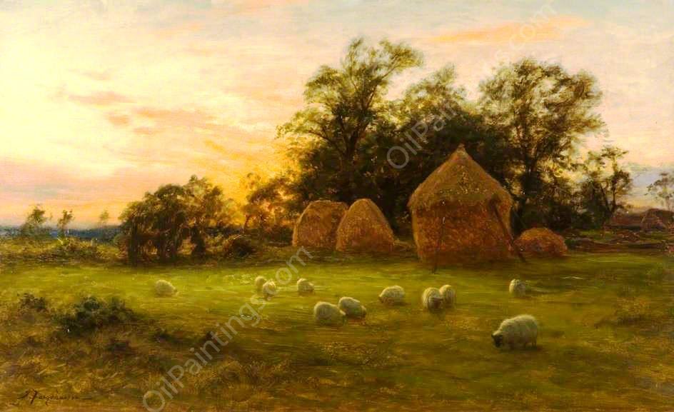 Evening by Joseph Farquharson - Hand-Painted Oil Painting Reproduction