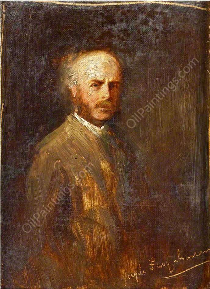 Painter George Paul Chalmers by Joseph Farquharson - Hand-Painted Oil Painting Reproduction