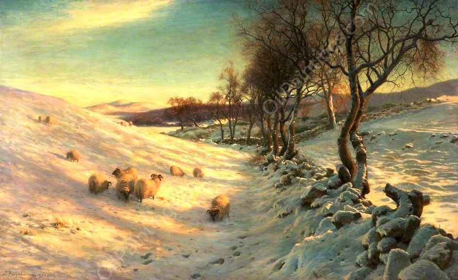 Through the Crisp Air by Joseph Farquharson - Hand-Painted Oil Painting Reproduction