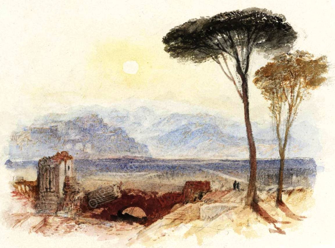 Rogers's 'Italy' - Perugia by Joseph Mallord William Turner - Hand-Painted Oil Painting Reproduction