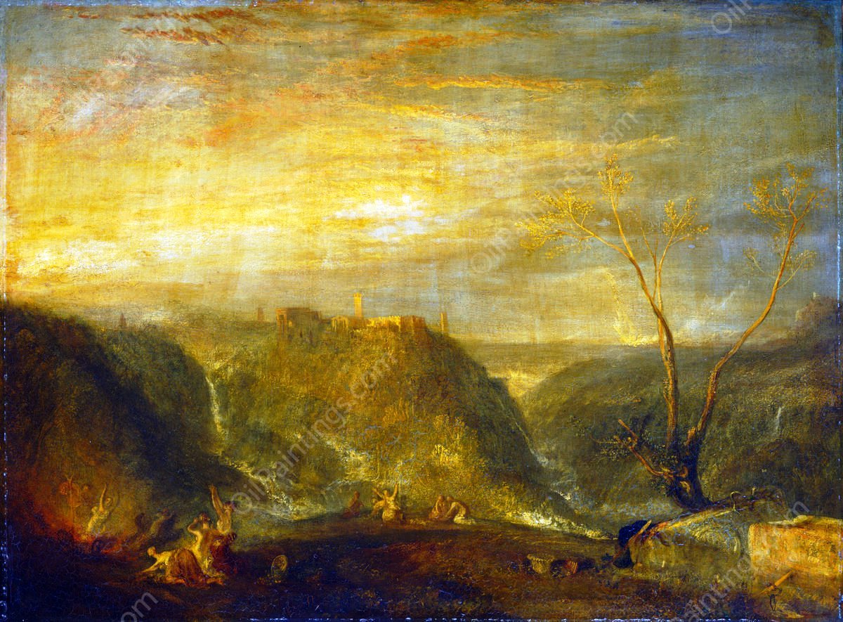 The Rape of Proserpine by Joseph Mallord William Turner - Hand-Painted Oil Painting Reproduction