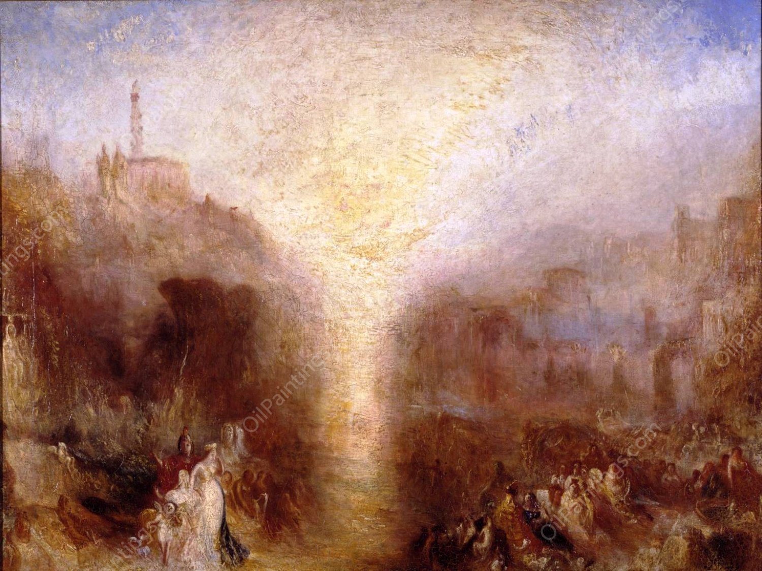 The Visit to the Tomb by Joseph Mallord William Turner - Hand-Painted Oil Painting Reproduction