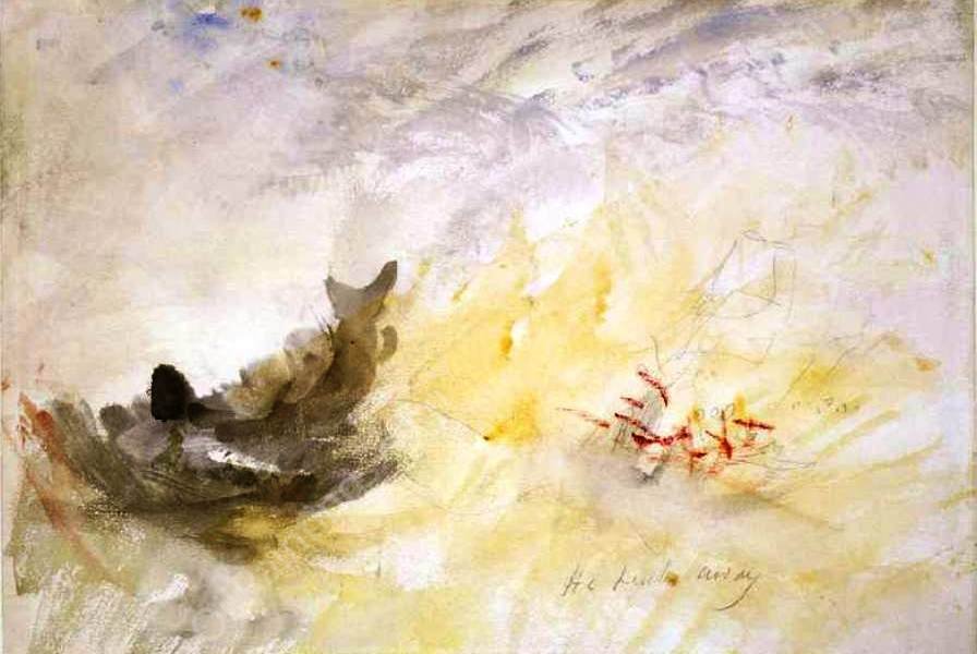 The Whaler by Joseph Mallord William Turner - Hand-Painted Oil Painting Reproduction