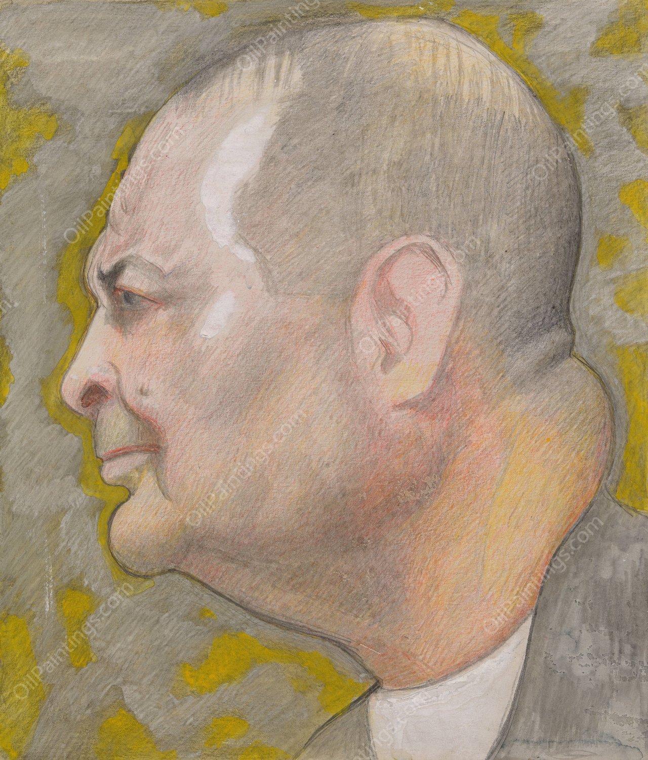 Self-Portrait  by Joseph Stella - Hand-Painted Oil Painting Reproduction