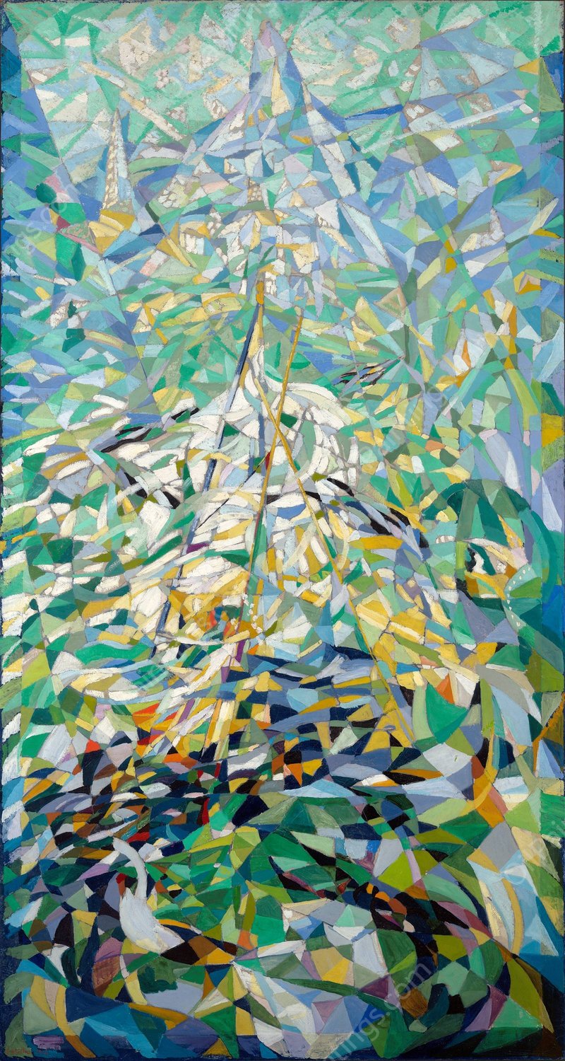 Spring  by Joseph Stella - Hand-Painted Oil Painting Reproduction