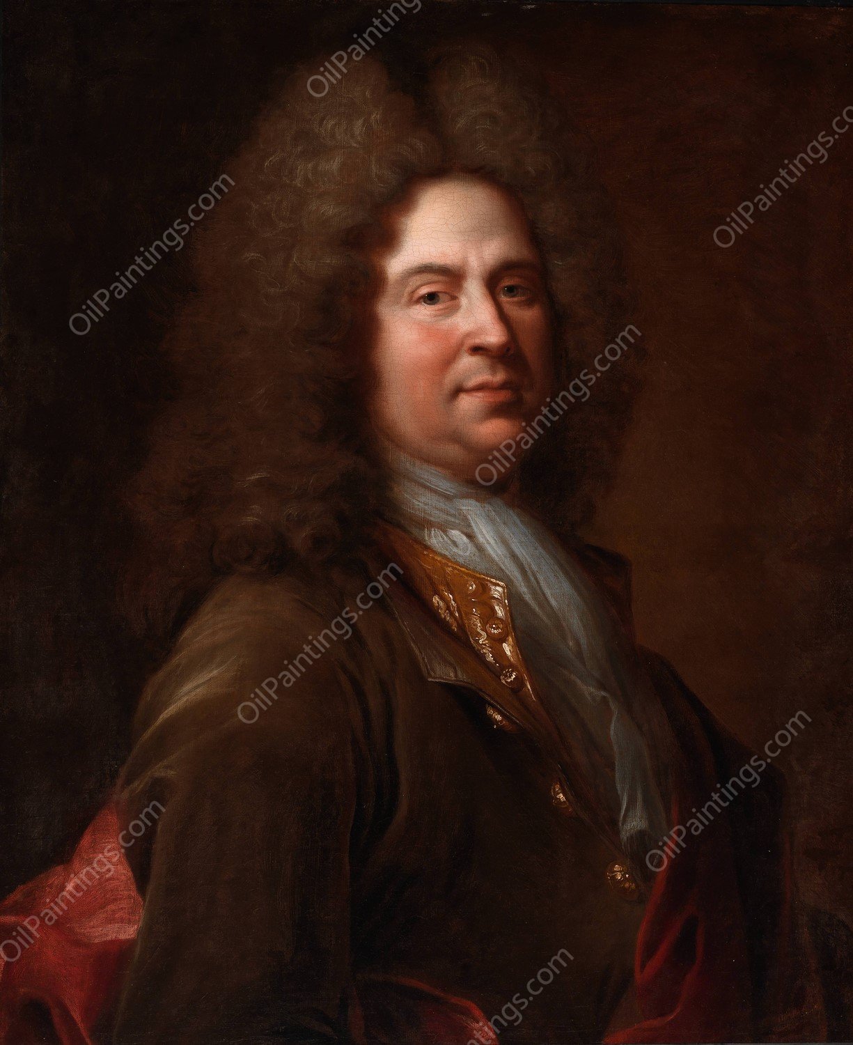 Self-Portrait by Joseph Vivien - Hand-Painted Oil Painting Reproduction