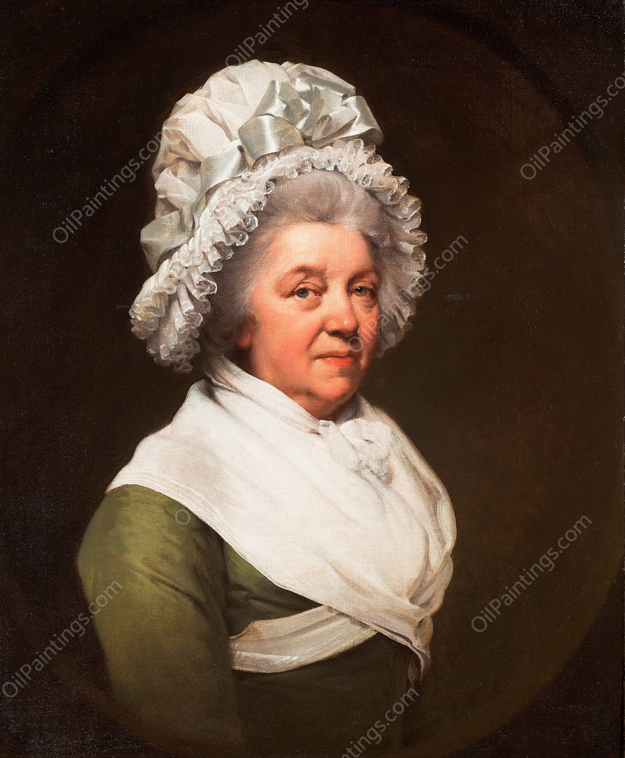 Portrait Of Mrs. Anthony Greatorex by Joseph Wright Of Derby - Hand-Painted Oil Painting Reproduction