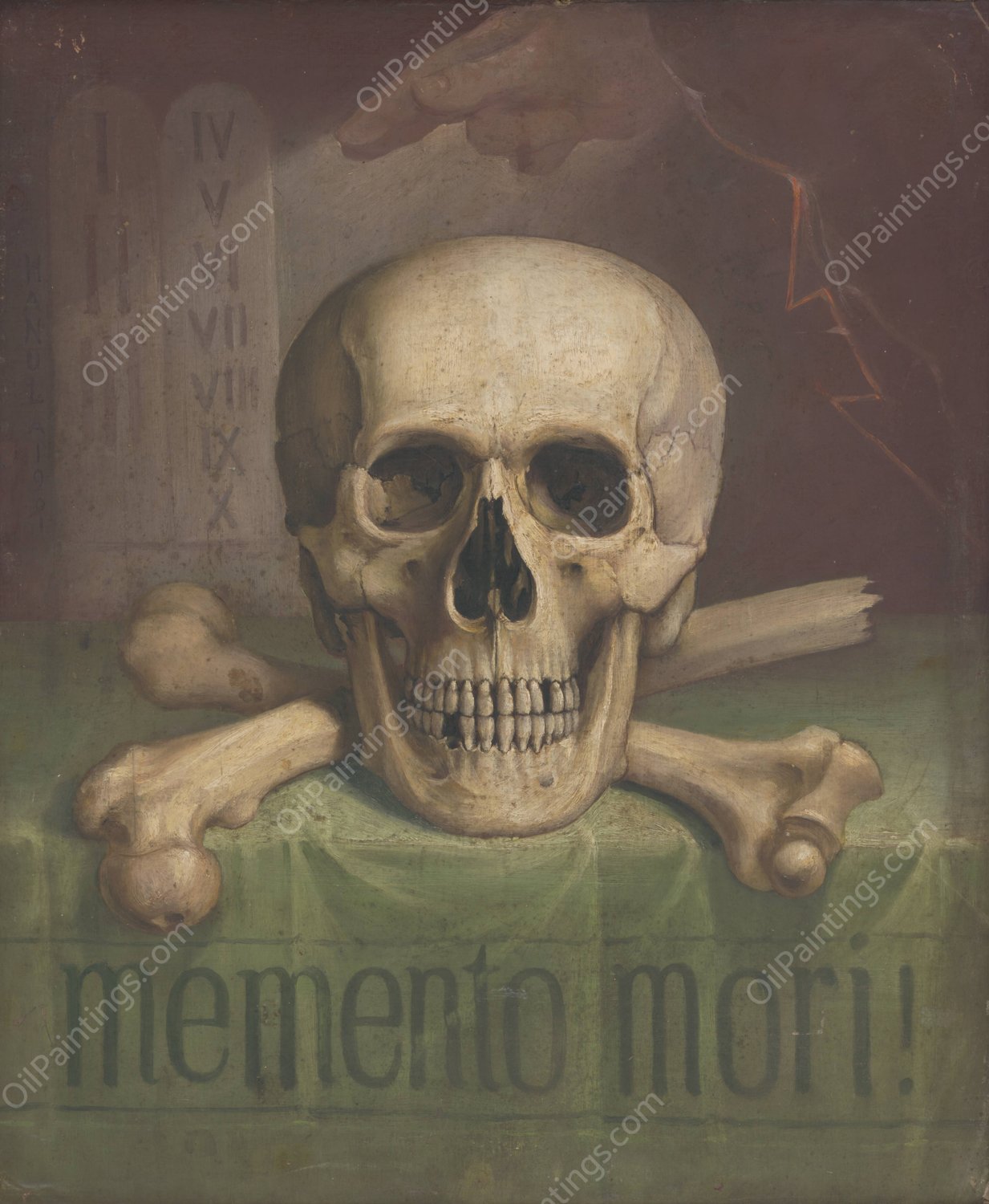 Memento mori  by Jozef Hanula - Hand-Painted Oil Painting Reproduction