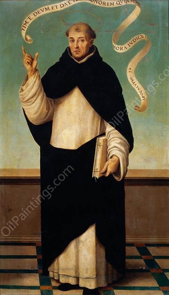 St Vincent Ferrer by Juan De Juanes - Hand-Painted Oil Painting Reproduction