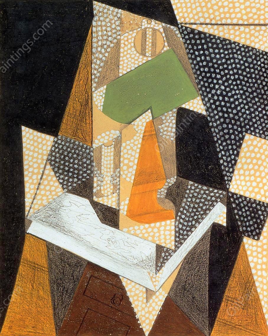 Lamp by Juan Gris - Hand-Painted Oil Painting Reproduction