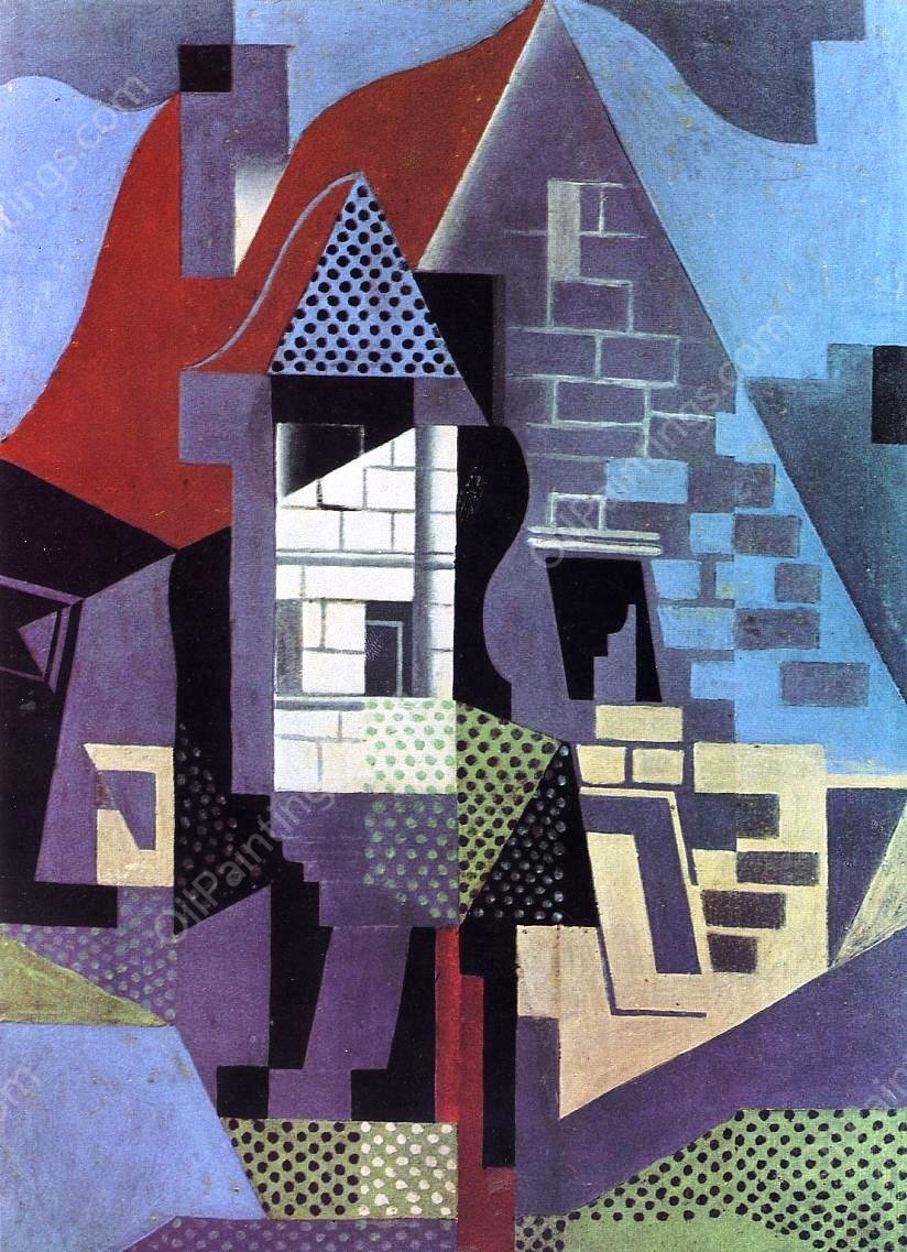 Landscape at Beaulieu by Juan Gris - Hand-Painted Oil Painting Reproduction