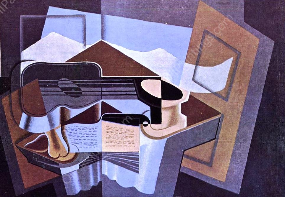 Le Canigou by Juan Gris - Hand-Painted Oil Painting Reproduction