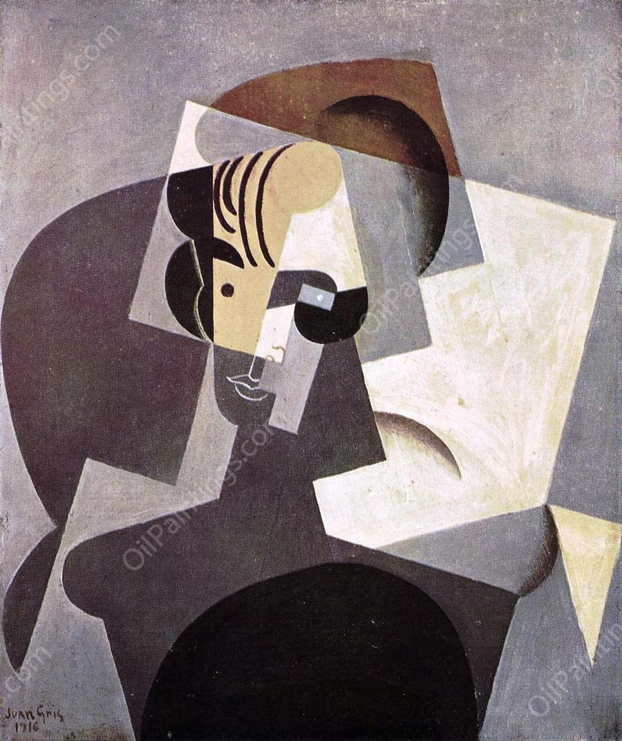 Portrait of Josette by Juan Gris - Hand-Painted Oil Painting Reproduction