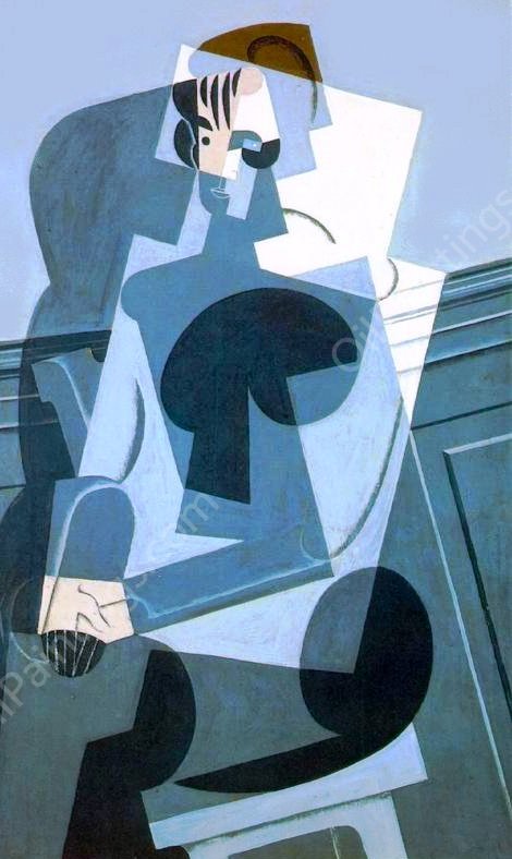 Portrait of Josette by Juan Gris - Hand-Painted Oil Painting Reproduction