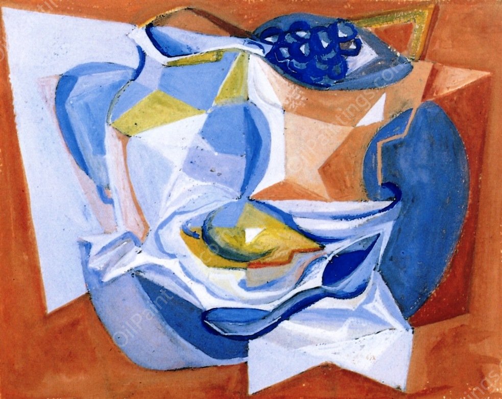 Still Life by Juan Gris - Hand-Painted Oil Painting Reproduction