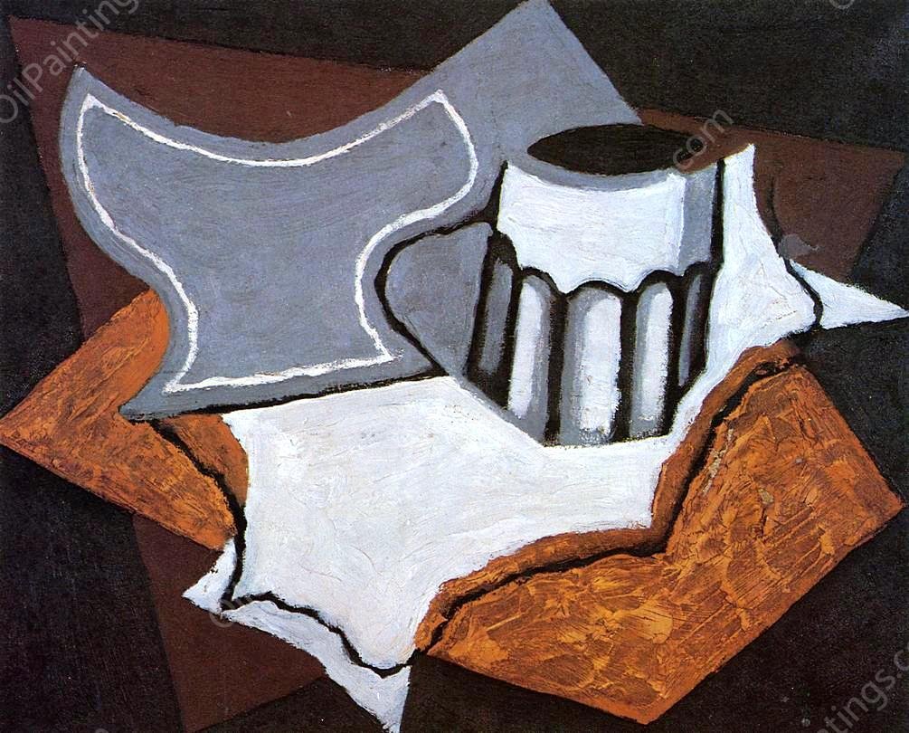The Goblet by Juan Gris - Hand-Painted Oil Painting Reproduction