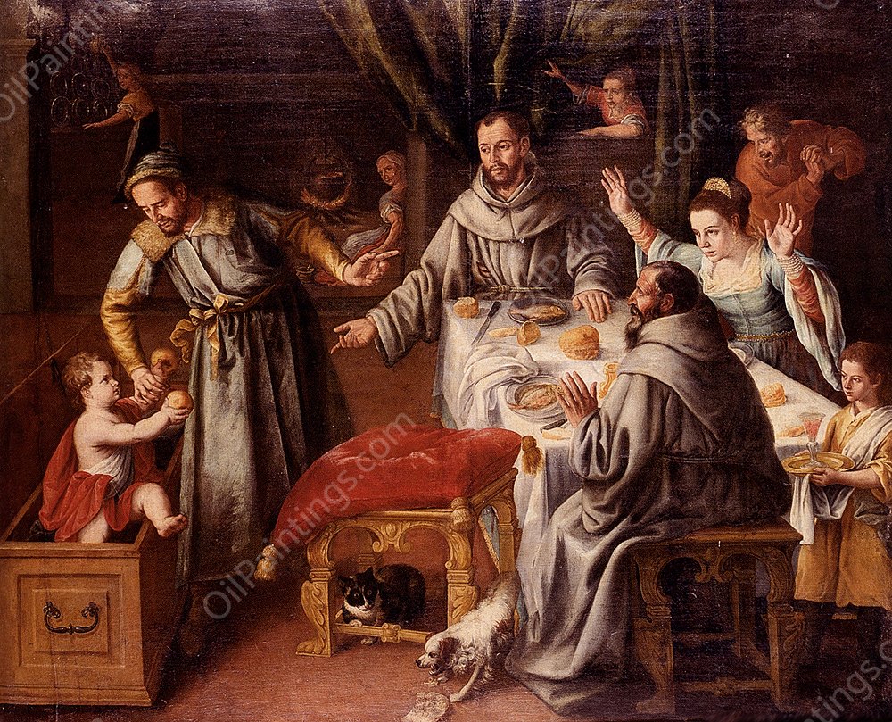 The Miracle of Saint Francis by Juan Sanchez Cotan - Hand-Painted Oil Painting Reproduction