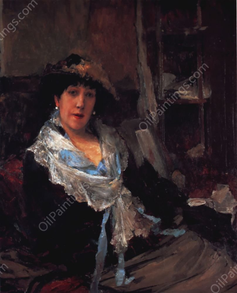 Lady by Jules Bastien-Lepage - Hand-Painted Oil Painting Reproduction