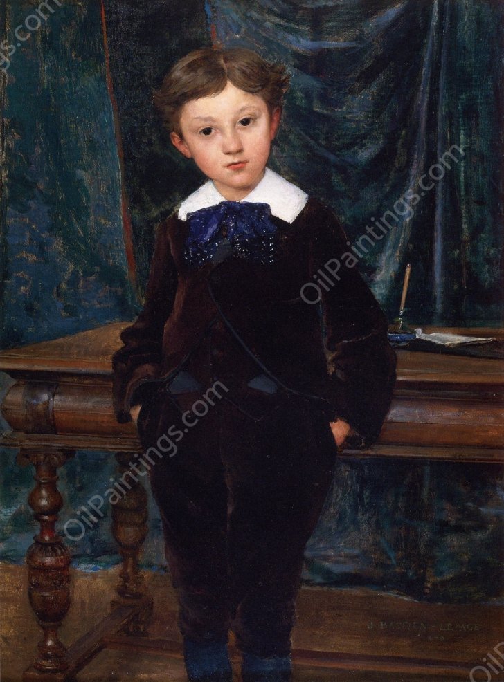 The Little Lord by Jules Bastien-Lepage - Hand-Painted Oil Painting Reproduction