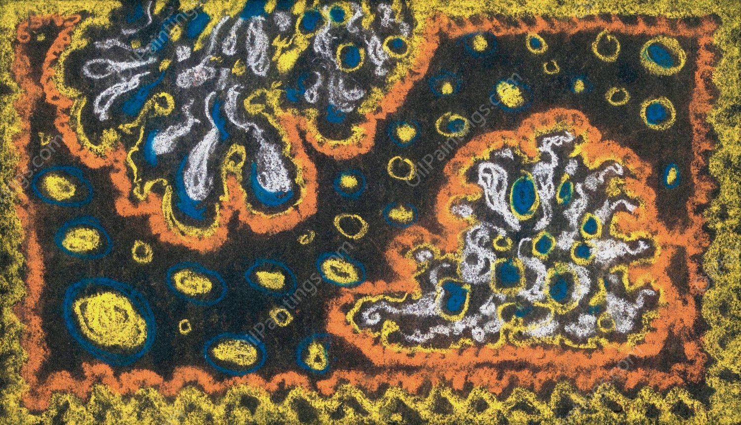 Burning Bushes by Jules Schmalzigaug - Hand-Painted Oil Painting Reproduction