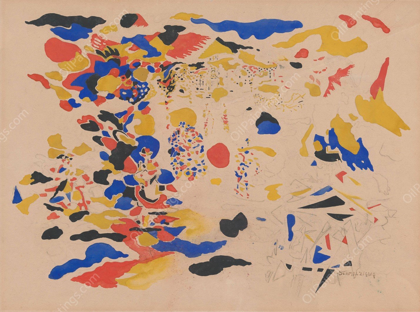 Untitled by Jules Schmalzigaug - Hand-Painted Oil Painting Reproduction