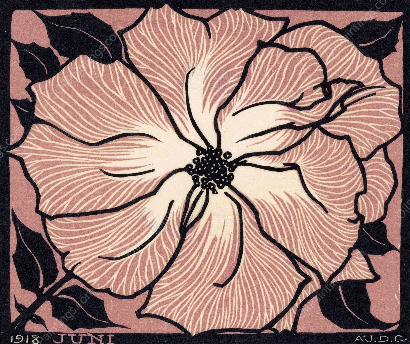 Juni  by Julie De Graag - Hand-Painted Oil Painting Reproduction