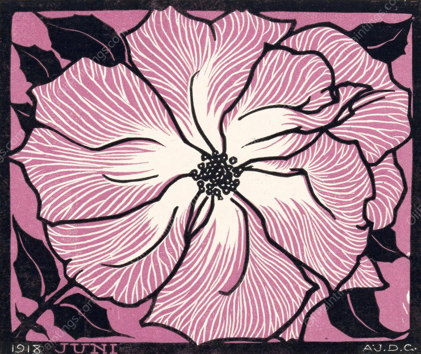 Juni  by Julie De Graag - Hand-Painted Oil Painting Reproduction