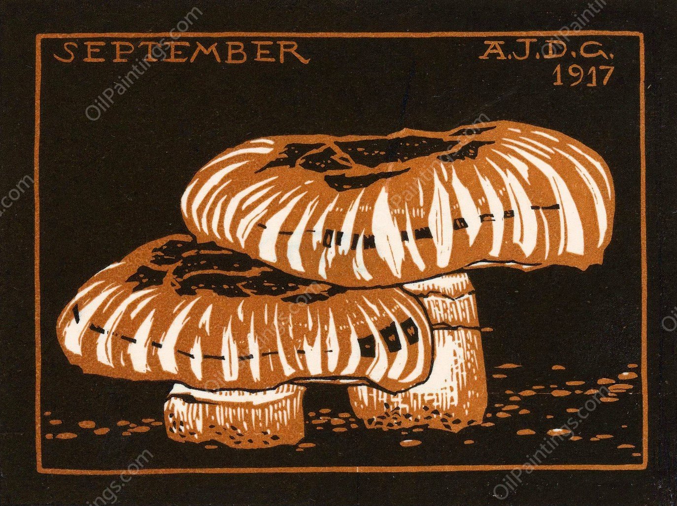 September  by Julie De Graag - Hand-Painted Oil Painting Reproduction